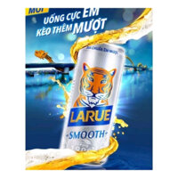 Thùng Bia LARUE Bạc Smooth 330ml 24 lon