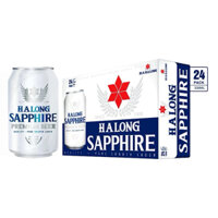 Thùng Bia Lon Hạ Long Sapphire 24 Lon 330ml