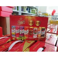 Thùng bia Steiger Bưởi 500ml -0%Séc