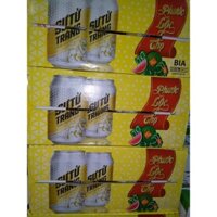 Thùng bia Sư tử trắng lon 330ml (24 lon)