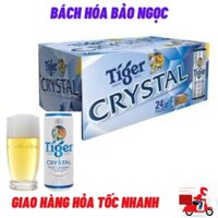 Thùng Bia Tiger Bạc Lon Cao