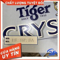 Thùng bia Tiger Crystal 24 lon 330ml