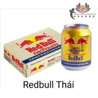 Thùng Bò húc Thái RED BULL Nhập khẩu Thái Lan (Thùng 24 lon)