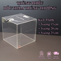 Thùng Bốc Thăm Trúng Thưởng - TẶNG KÈM Ổ KHÓA SỐ - Thùng Bỏ Phiếu , MS54022 Menumica