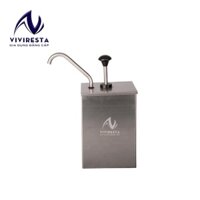 Thùng bơm tương ớt, tương cà có vòi nhấn cho quán ăn, nhà hàng chuyên món gà rán (loại 1 vòi)