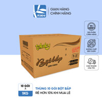 Thùng bột bắp Takoky 1kg x 10 gói