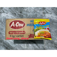 Thùng bột canh hương vị tôm A-One 50 gói x 180g..