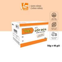 Thùng bột cốt dừa Tài Ký 48 gói x 50g