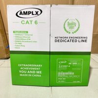 Thùng Cáp Mạng AMP LX Cat6 0602/ 0620- 300M- Chống Nhiễu- Hình Thật- Clip Thật
