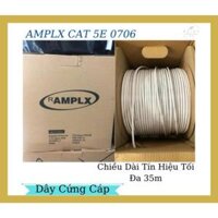 Thùng Cáp Mạng Cat 5e Chống Nhiễu AMP LX 0706 - 300M- Thùng 14.5kg- Hình Thật, Clip Thật