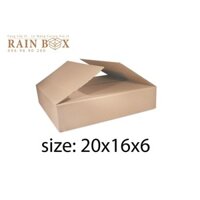 Thùng carton 3 lớp kích thước 20x16x6 - combo 40 thùng