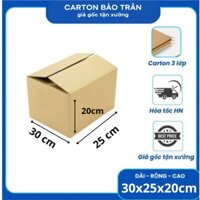 Thùng Carton size  30x25x20cm 20 Hộp carton Giấy