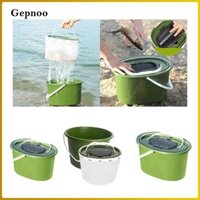 Thùng câu cá đá Gepnoo Hộp thoáng khí, Hộp đựng di động Xô sống để đi bộ đường dài, Cắm trại,,, Nhà,