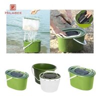 Thùng câu cá trên đá HILABEE Hộp thoáng khí, Hộp đựng di động Xô sống để đi bộ đường dài, Cắm trại,,, Nhà,