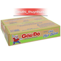 Thùng Cháo Gấu Đỏ 50 Gói x 50g ( thịt bằm - vị gà) sieuthi_hangu