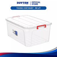 THÙNG CHỮ NHẬT 90L Nhựa Duy Tân
