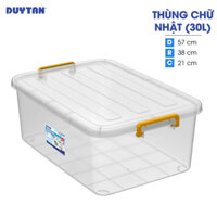 Thùng chữ nhật nhựa DUY TÂN 30 lít (57 x 38 x 21 cm)