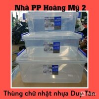 Thùng chữ nhật nhựa Duy Tân nhiều size