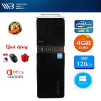 Thùng CPU FPT core i5 4590, main H81, ram 4G,nguồn (RENEW), SSD 120giga (NEW)