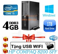 Thùng CPU HP 8200 Core i5 2400/ Ram 4gb/ Hdd 1000gb  - Tặng usb wifi (bảo hành 1 đổi 1 trong 2 năm ) - Hàng Nhập Khẩu.