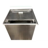 Thùng đá 2 lớp giữ lạnh bằng inox 40x40x40cm [Ảnh thật]