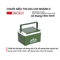 Thùng đá 2.3L Phích vuông mini Việt Nhật, giữ nhiệt lên đến 24h,  bảo quản đồ ăn