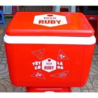 Thùng đá 55L Hiệp Thành có vòi xả nước (Ruby)