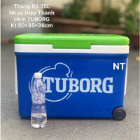 THÙNG ĐÁ DUY TÂN 35 LÍT/35L- THÙNG ĐÁ KHUYẾN MÃI CỦA CAFE PHỐ/COCACOLA/C2