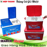 💝Thùng Đá Giữ Nhiệt 70 & 125 Lít 💝 2 Nắp Mở - Cty Nhựa Hiệp Thành💝