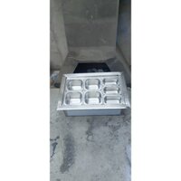 THÙNG ĐÁ INOX ÂM BÀN ƯỚP LẠNH KHAY TOPPING CHÈ TRÀ SỮA 410X530