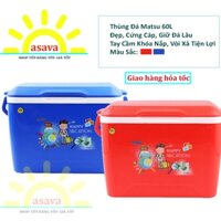 Thùng Đá Matsu 60 Lít (60L)  Nhựa Duy Tân- Vòi Xả, Tay Cầm Khóa Nắp,Mẫu Đẹp, Giữ Đá Lâu- Gia Dụng Asava.