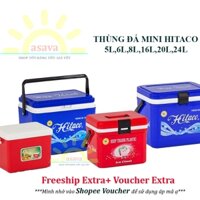 Thùng Đá Mini 5L (5 Lít), 6L, 8L, 16L, 20L (20 Lít), 24L Hitaco Hiệp Thành, Gọn Đẹp, Giữ Đá Lâu.