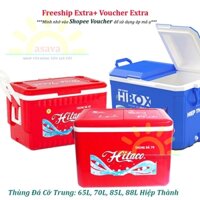 Thùng Đá Nhựa 65L, 70L, 85L, 88L Hitaco Cỡ Trung Hiệp Thành- Bền Đẹp, Giữ Đá Lâu.