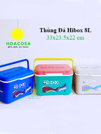 Thùng Đá Nhựa Mini 8 Lít Hibox Hiệp Thành- Mẫu Mới, Tròn Đẹp, Tiên Dụng, Giữ Đá Lâu- Đồ Gia Dụng Hoacosa.