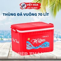 Thùng đá vuông 70 lít 2 nắp HITACO Hiệp Thành cao cấp, giữ lạnh trên 48h