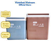 Thùng Đá Vuông Hokori 12L / 18L Nhựa VIỆT NHẬT Cao Cấp - Giữ Nhiệt Tốt, Quai Xách Chính hãng 3917/18