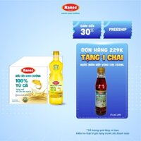 Thùng dầu ăn dinh dưỡng Ranee 950ml (950ml/chai x 12 chai)
