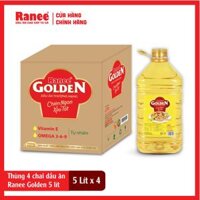 Thùng dầu ăn Ranee Golden 5 lít 5 lítchai x 4 chai
