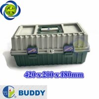 Thùng đồ nghề nhựa Buddy BK0004 420mm x 200mm x 180mm màu xanh – CÔNG TY TNHH DỤNG CỤ CƠ KHÍ THANH TRÚC