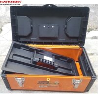 Thùng đồ nghề vỏ nhựa, đáy sắt 45 x 23 x 20cm AK-9966 Asaki