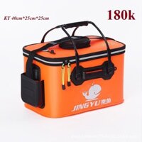 Thùng đựng cá Cam nhựa cao cấp, siêu đẹp 40cm*25cm*25cm
