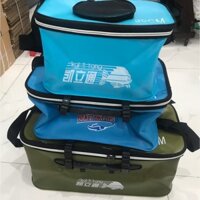 Thùng Đựng Cá Gấp Gọn PE Không Thấm Nước - Túi Đựng Cá Nhựa Dẻo