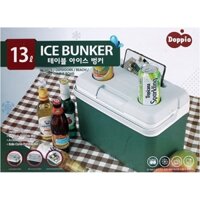 Thùng đựng đá du lịch Doppio Ice Bunker 13L, màu xanh lá – cái