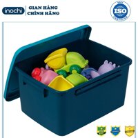 Thùng Đựng Đồ Chơi Cho Bé Notoro INOCHI Cao Cấp Đựng Đồ Chơi An Toàn, Gọn Gàng Cho Bé - 30L HỒNG