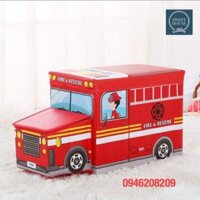 THÙNG ĐỰNG ĐỒ CHƠI KÈM LÀM GHẾ NGỒI CHO BÉ