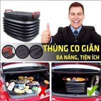 Thùng đựng đồ co giãn trên ô tô phóng to thu nhỏ theo đồ