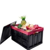 Thùng đựng đồ cốp sau ô tô 56 lít, tặng kèm túi lót chứa nước bên trong - 56 lít