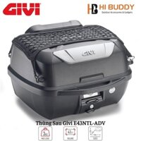 Thùng Đựng Đồ Givi E43NTL-ADV 43 Lít | Kèm Tựa Lưng Lưới Ràng Đồ, Đế Lót | Hibushop