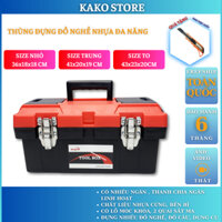 Thùng đựng đồ nghề đa năng, hòm đựng đồ, bỏ đồ câu, vật tư, dụng cụ sửa chữa Kako store