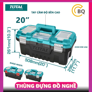 Thùng đựng đồ nghề khóa kim loại Total TPBX0202